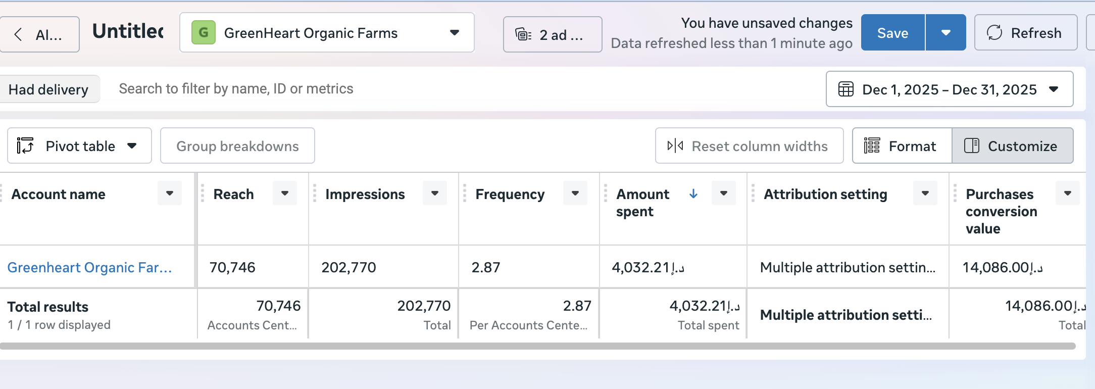 Meta Ads Result 1